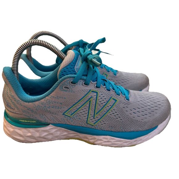New Balance Fresh Foam 880 womans W880S11 Grey/blue Athletic Running Shoe sz 7 - Picture 3 of 9